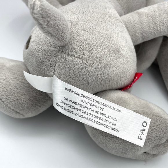 FAO Schwartz Elephant Plush Sliding Arms & Legs - Picture 8 of 12